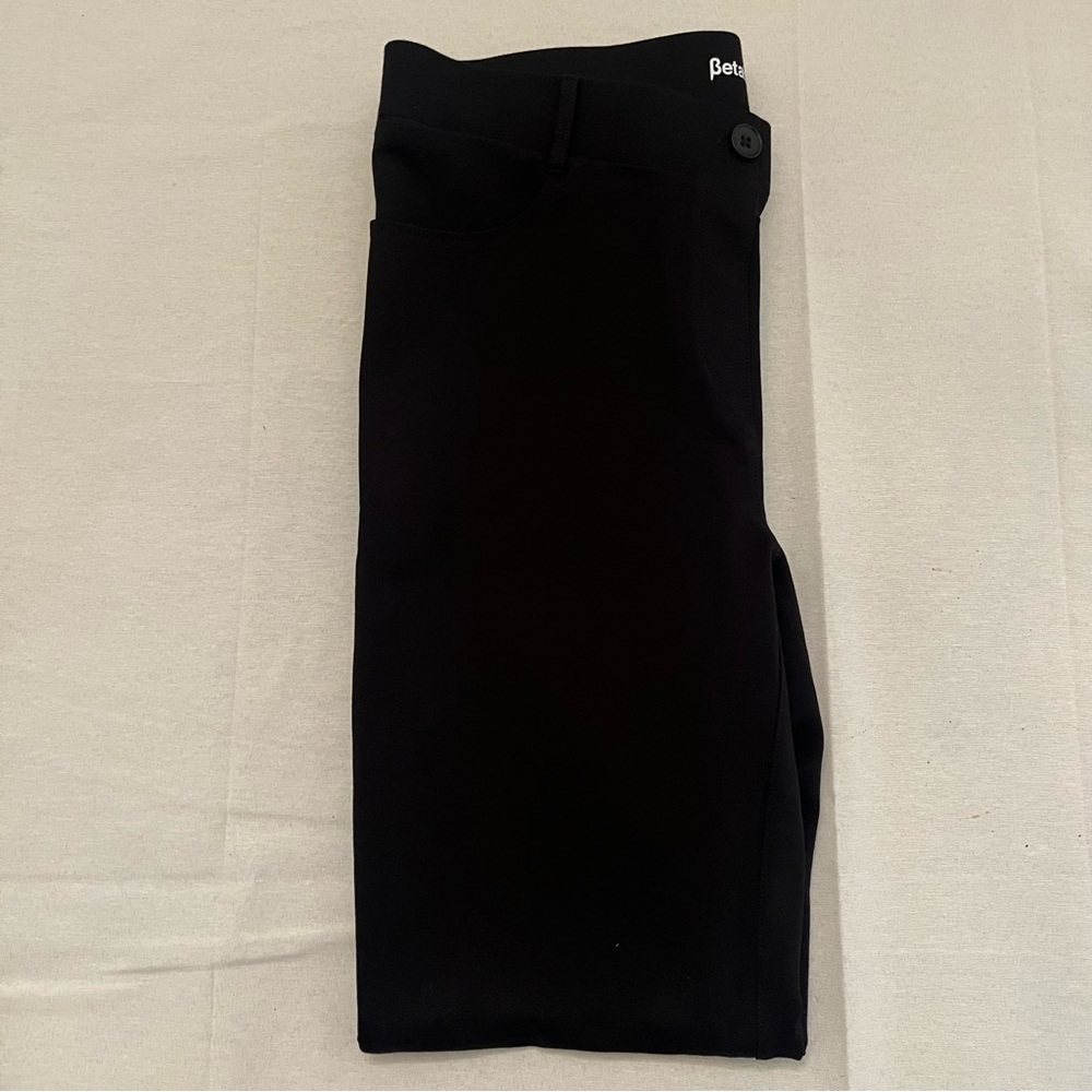 🛍️ Betabrand Classic Black 7-pocket Dress/Yoga Pant 🛍️ - Picture 9 of 12